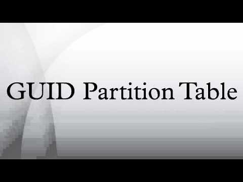 GUID Partition Table