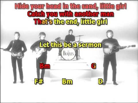 Run for your Life Beatles mizo vocals lyrics chords cover