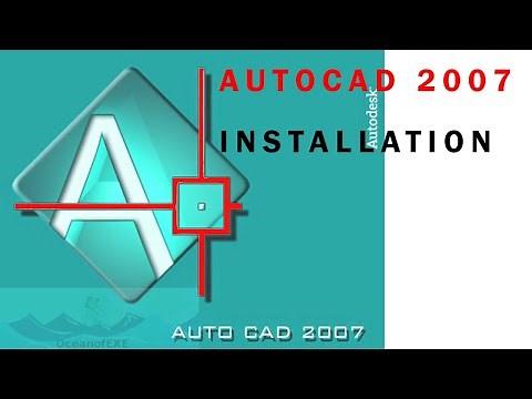 How to install AutoCAD 2007 on windows 7,8,10 (32/64-bit) autocad 2007 installation