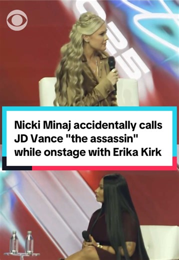 Nicki Minaj Calls Vice President JD Vance 'the Assassin' at Turning Point USA Event