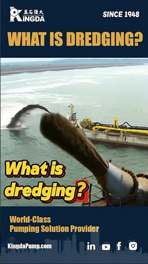 WHAT IS DREDGING? How do dredges work? #dredging #dredgepump #dredger #kingdapump #pump