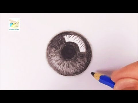 comment dessiner l'iris de l'oeil facilement