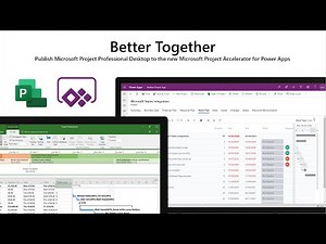 Using Microsoft Project Desktop with the new Project Accelerator for Power Apps and OnePlan.