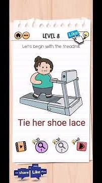 Brain test 2 fitness with cindy level 8 solution or walkthrough