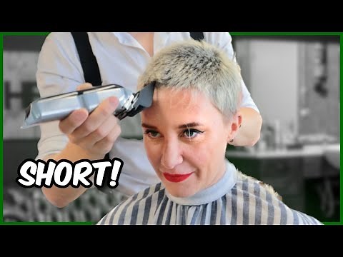 Grown Out Pixie to Bold Grey Buzz Cut! | Extreme Hair Transformation