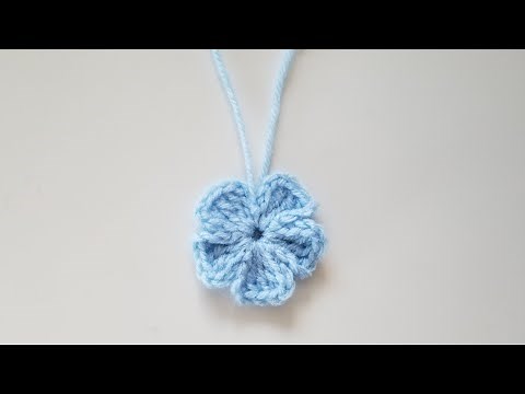 How to Crochet a FLOWER - Absolute Beginners Tutorial
