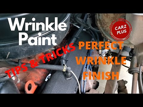 Perfecting a Wrinkle Paint Finish - Wrinkle Paint Done Right