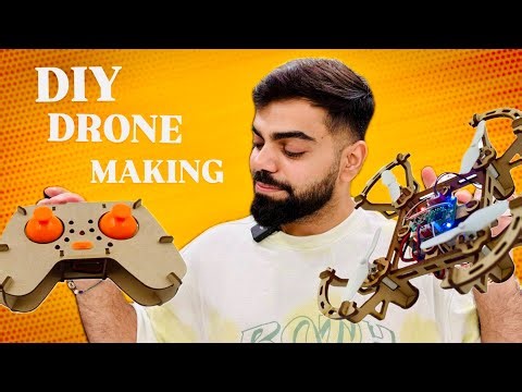 DIY remote controlled Drone | science project drone model