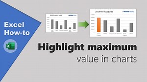 How-to highlight maximum value in Excel charts? » Excel Charting Tips