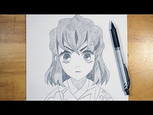 Anime Drawing | How to Draw Inosuke Step by Step Tutorial | Demon Slayer Season 2