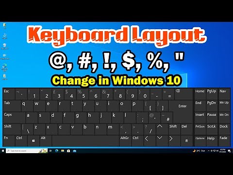 How to Change Keyboard Layout to Fix Problem of Typing Special Characters in Windows 10