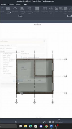 How to create schedules in Revit