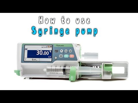 How to use Syringe pump | Anesthesia Tech