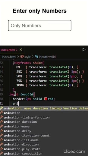 HTML input validation with CSS only. No JavaScript needed #webdevelopment #css #html #codingtips