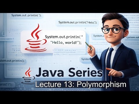 Lecture 13 Polymorphism in Java Explained in Hinglish | Method Overloadind