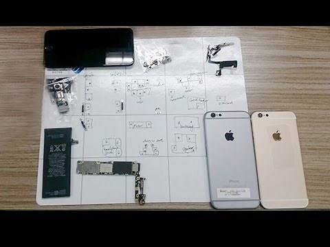 How to replace bare iPhone 6 rear housing? - Complete iPhone 6 teardown & assembly tutorial