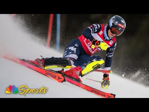 Mikaela Shiffrin remains PERFECT in slalom after battling harsh conditions in Semmering | NBC Sports