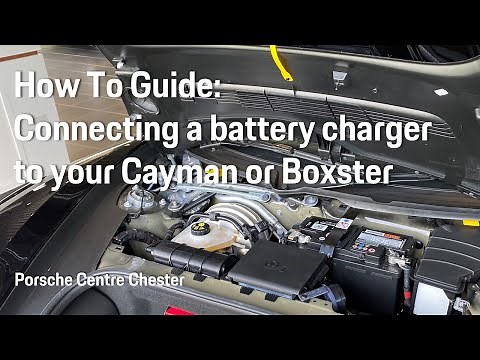 How To Guide: Connecting a battery charger to your Cayman or Boxster