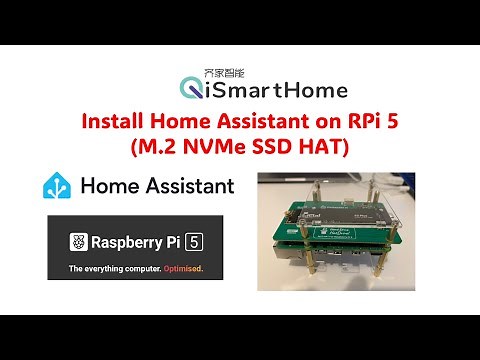 Install home assistant on raspberry pi 5 with M.2 NVMe SSD Hat