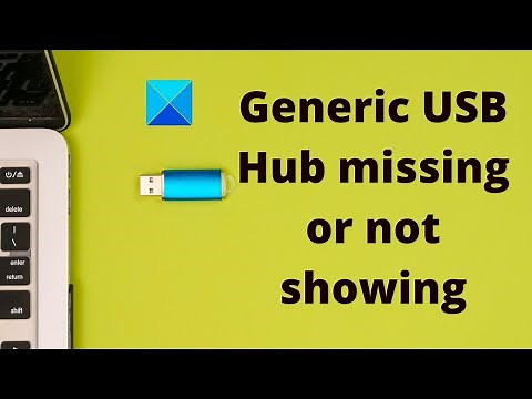 Fix Generic USB Hub missing or not showing in Windows 11/10