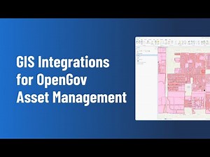GIS OpenGov Asset Management Configurations