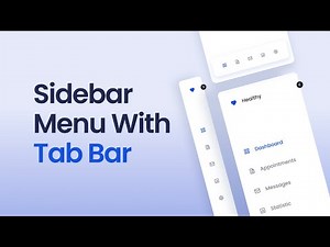 🔥 Responsive Sidebar Menu With Tab Bar Using HTML CSS & JavaScript