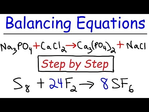 How To Balance Chemical Equations