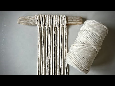 Macrame - Simple Macrame Wall Hanging - Macrame Tutorial