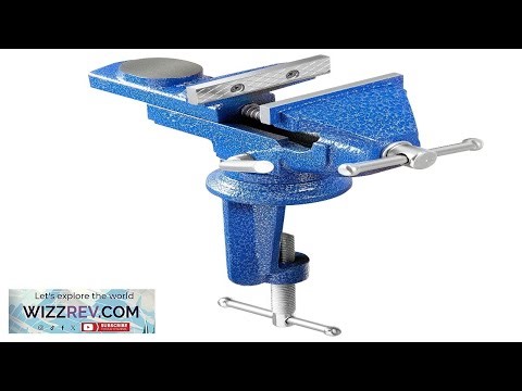 VEVOR Bench Vise 3 Inch Portable Workbench Vice with 360 Swivel Base