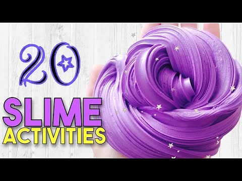 20 FUN Activities Kids Can Do With Slime l Improving Development and Play Skills l Sensory Autism