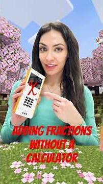 🙌 Adding Fractions ➕➕➕ Finding a Common Denominator 🏫 EASY! 😊 #maths #fraction #fractions