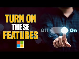 7 Windows Features That Should Be ON by Default!