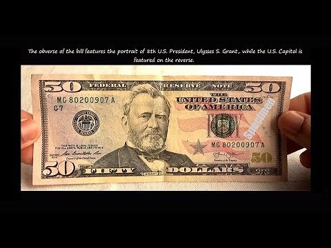 United States New Fifty Dollar ( $50 ) bill Features & Security