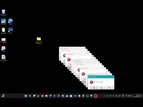 How to create a custom error message box in Windows