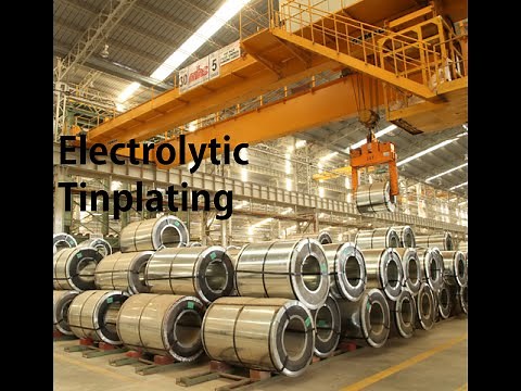 Electrolytic Tin-plating Process complete -Tinplate - Steel