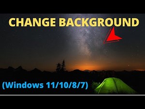 How to Change Windows Background [For Windows 10/11] | Customize Your Desktop