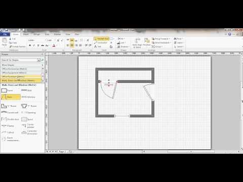 Microsoft Visio - Floor Plan