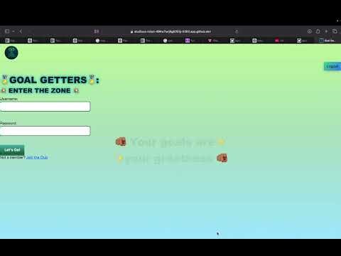 Goal Getters: CS50 Final Project 2025 (Your goals are your greatness)