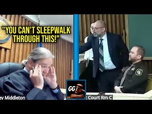 Prepared Defense Backfires as Judge Middleton Reviews Bodycam