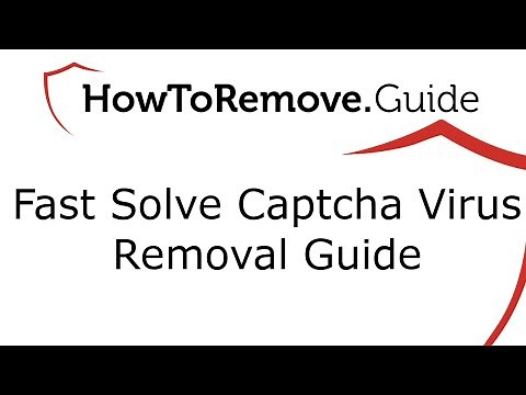Fast Solve Captcha Virus Removal