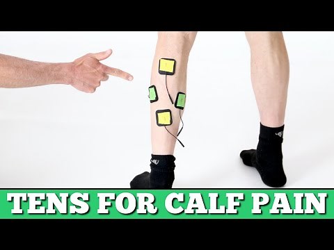 How to Use A TENS Unit With Calf Pain. Correct Pad Placement