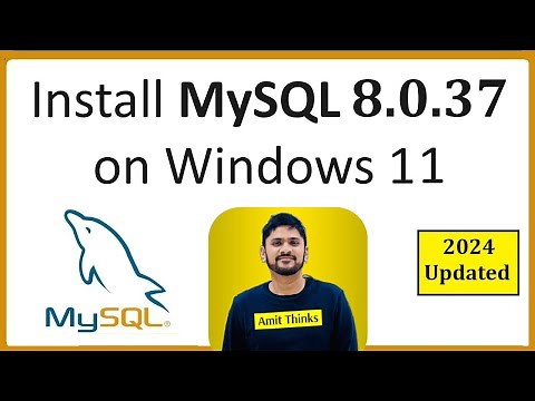 How to install MySQL 8.0.37 Server and Workbench latest version on Windows 11