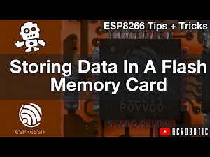 ESP8266 Storing Data In Flash Memory SD Card Using Arduino IDE (Mac OSX and Windows)