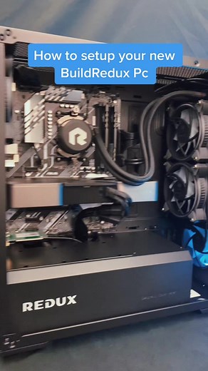 Quick guide on how to setup your BuildRedux PC #pcgaming #buildredux #gaming #pcbuild #gamingsetup