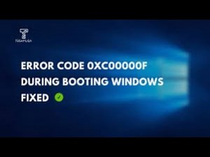 Fix Error 0xc000000f in Windows Operating system
