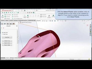 XTract3D Add-in for SOLIDWORKS: Align Mesh Feature