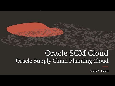 Oracle Supply Chain Planning Cloud