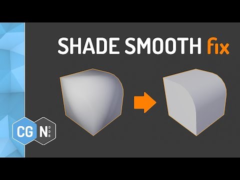 Shade Smooth Fix in Blender