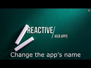 Outsystems Tutorials - Changing application title and updating navigation links