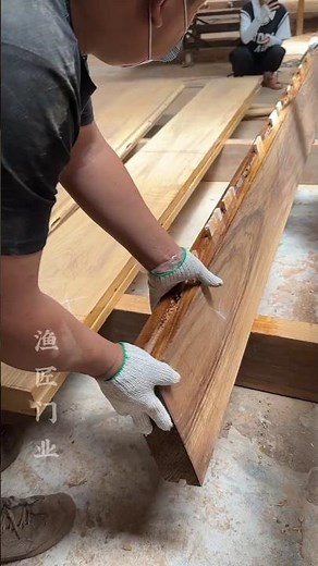 Antique Solid Wood Door Panel Splicing | Thousand-Year Mortise and Tenon Craftsmanship #woodworking